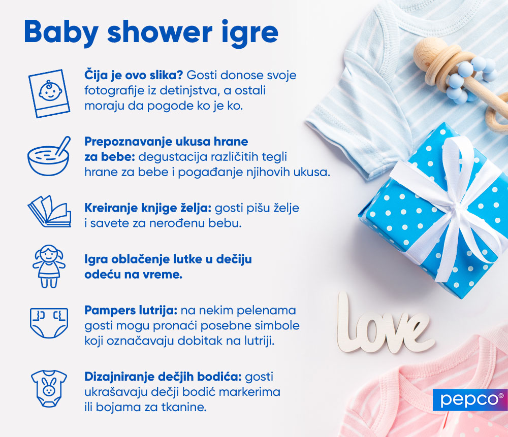 Pepco infografika o baby shower