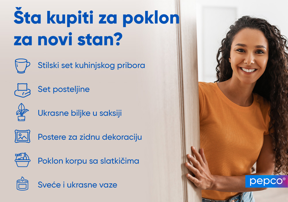 Pepco infografika o poklonu za novi stan