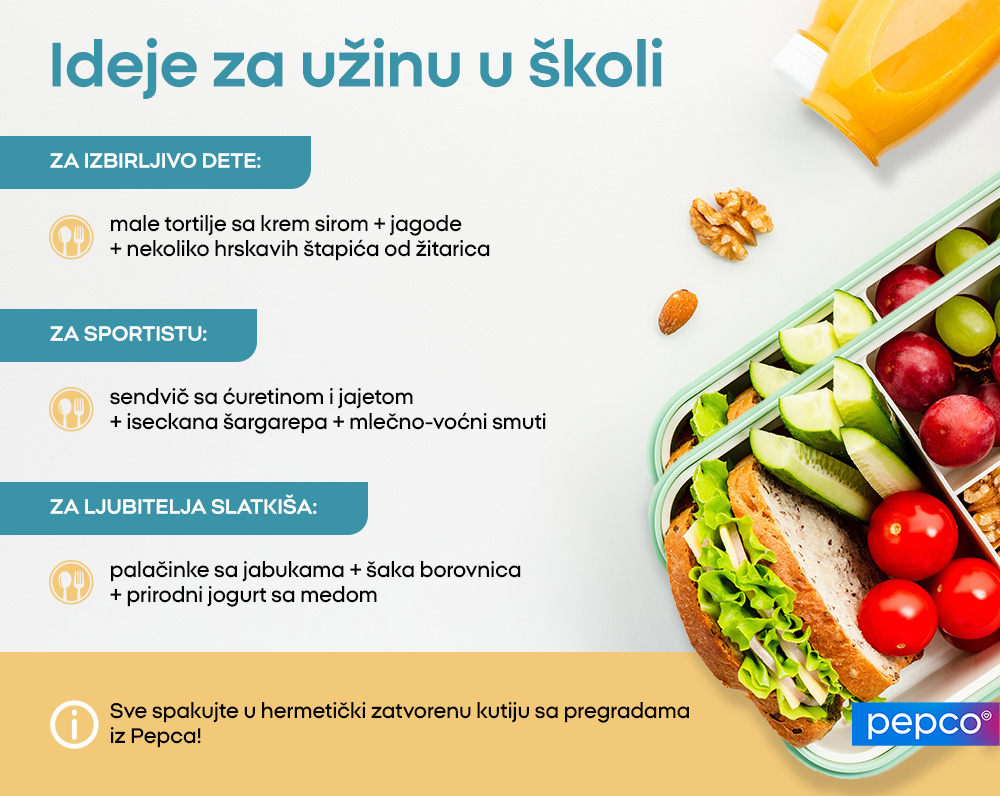Ideje za užinu u školu 