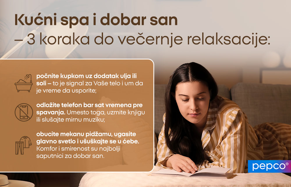 Kućni spa i dobar san – 3 koraka do večernje relaksacije: 